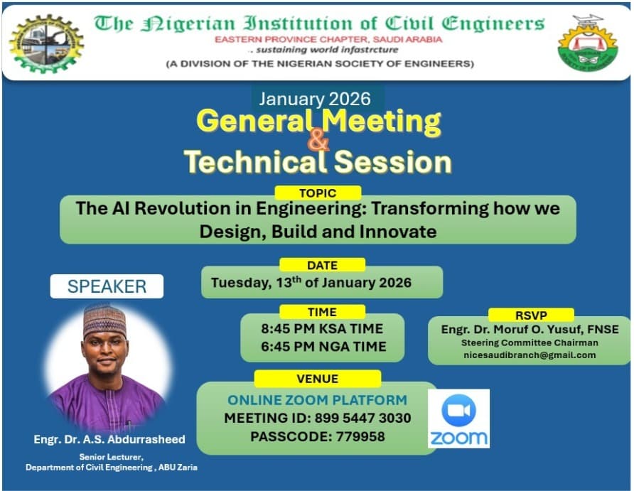 General Meeting & Technical Session: The AI Revolution in Engineering